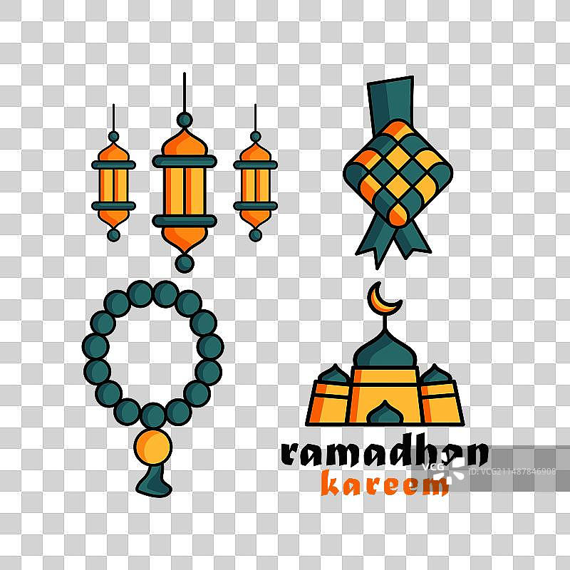 斋月节快乐主题图标图片素材