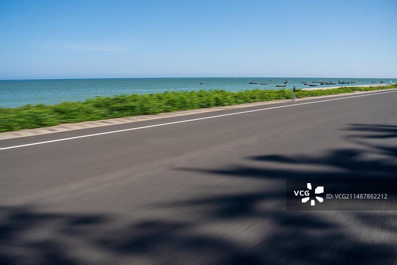 海边公路汽车广告动感背景图图片素材