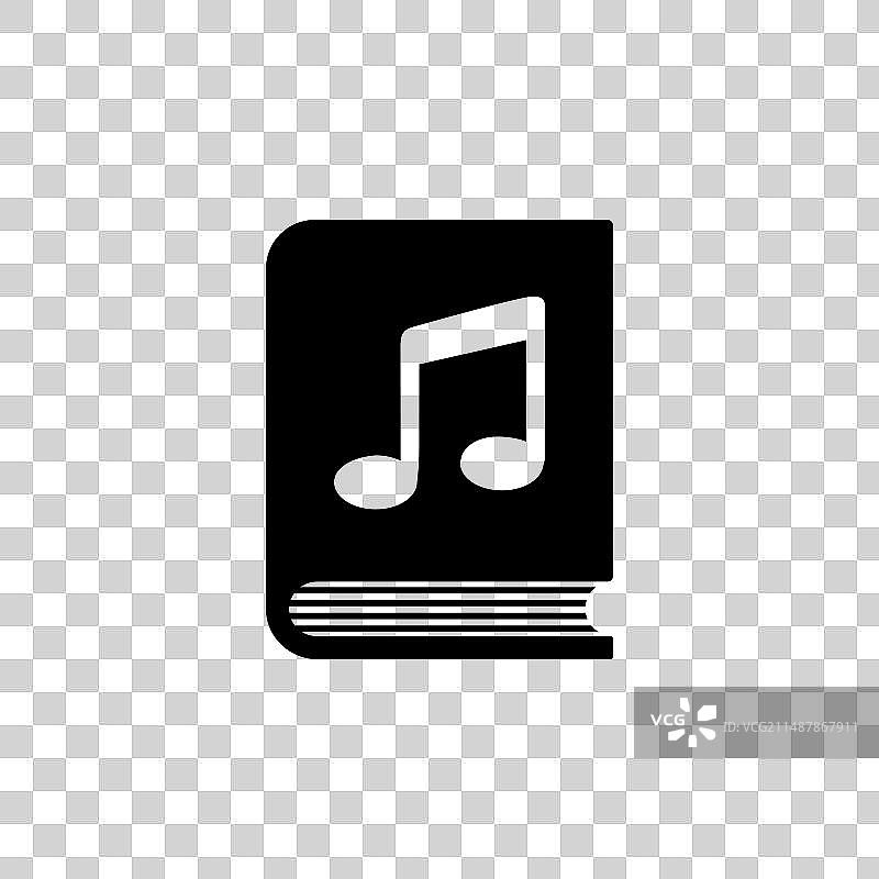 有声读物扁平图标图片素材