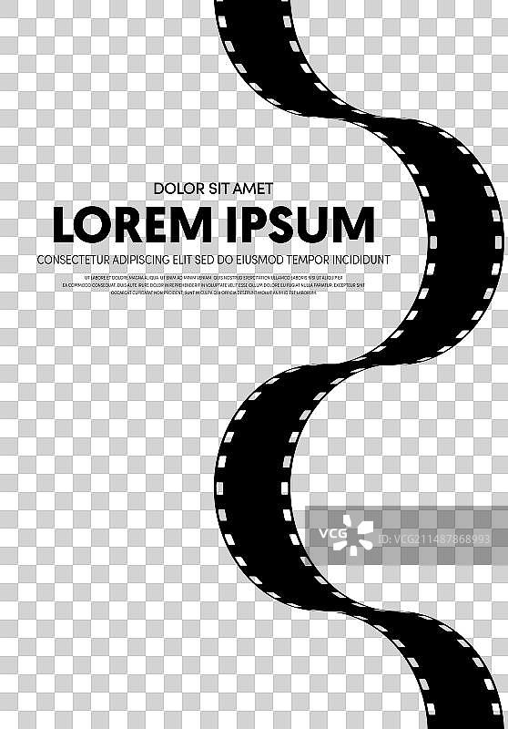 电影海报现代复古风格图片素材