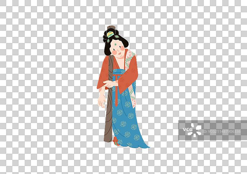 唐朝仕女图片素材