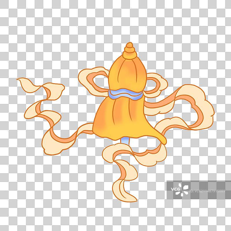 吉祥八宝之宝伞纹样图片素材