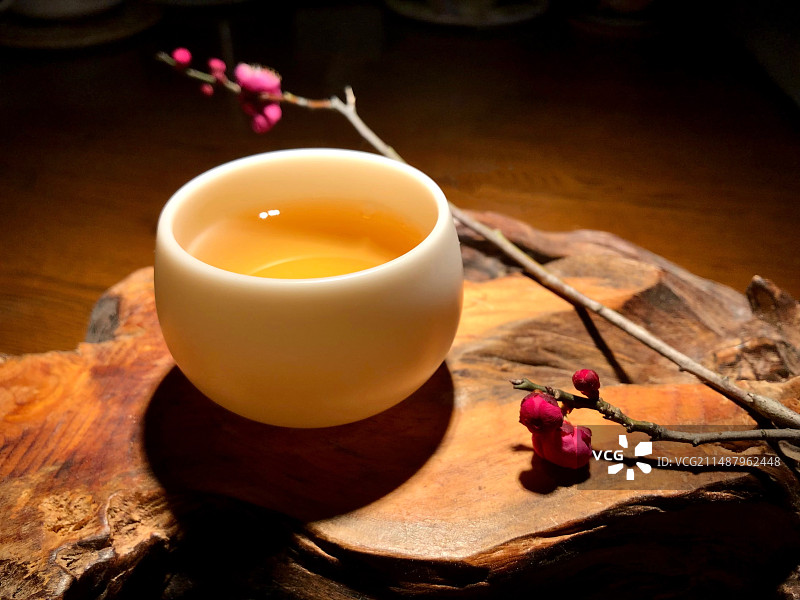 《一杯茶的诗意人生》图片素材