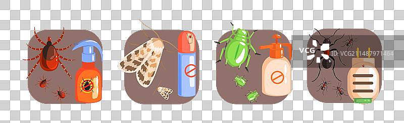 害虫防治与寄生虫灭杀药剂图片素材