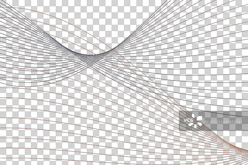 灰色调白色波浪图案图片素材