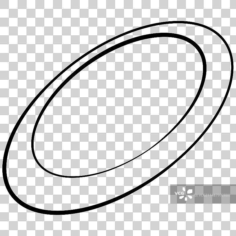 飞盘戒指字母O透视logo图片素材