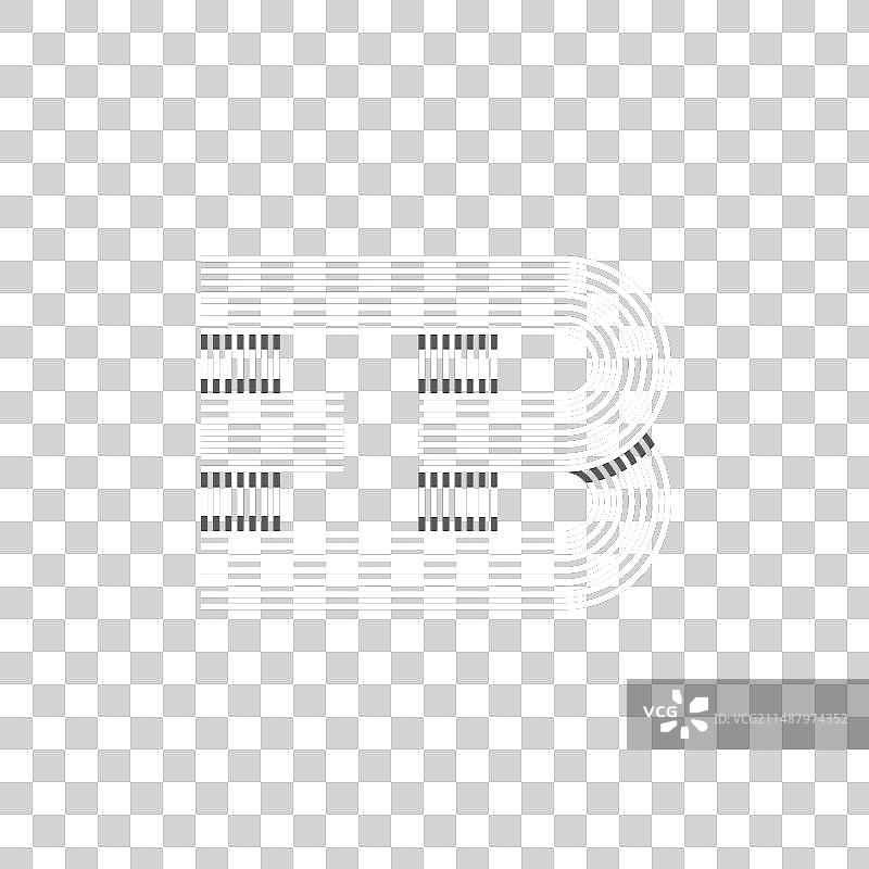 EB或BE首字母logo样机图片素材