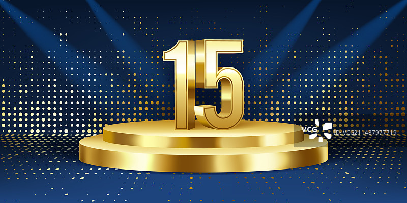 15周年纪念背景图片素材