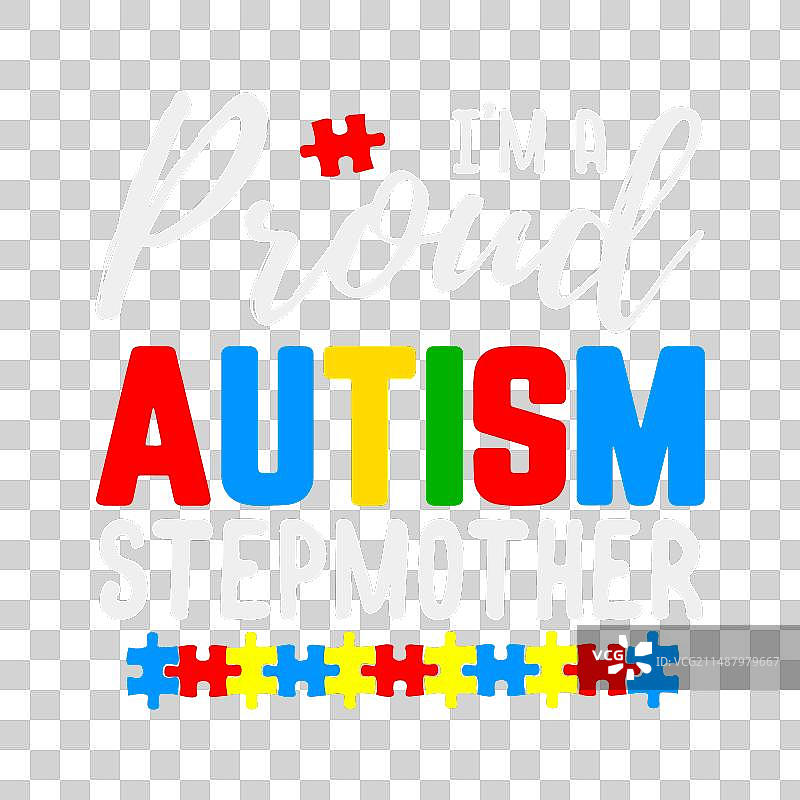 自豪的自闭症继母自闭症意识图片素材