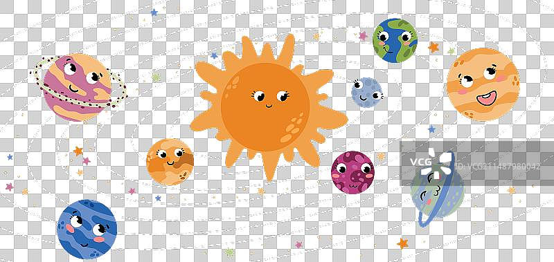 太空太阳系图片素材