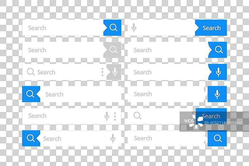 搜索引擎用户界面搜索栏图片素材