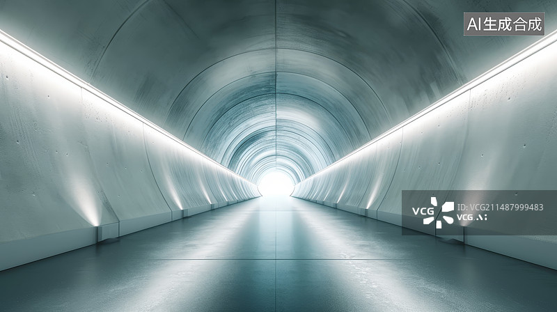 【AI数字艺术】建筑通道图片素材