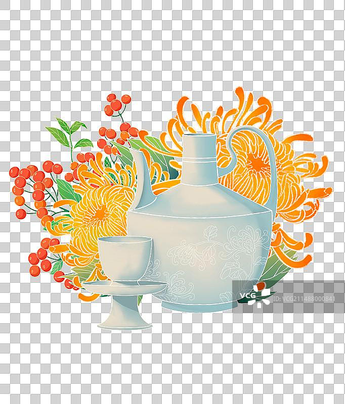 菊花酒图片素材