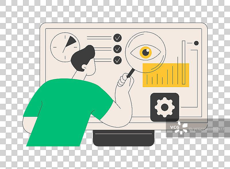 视力声明抽象概念图片素材