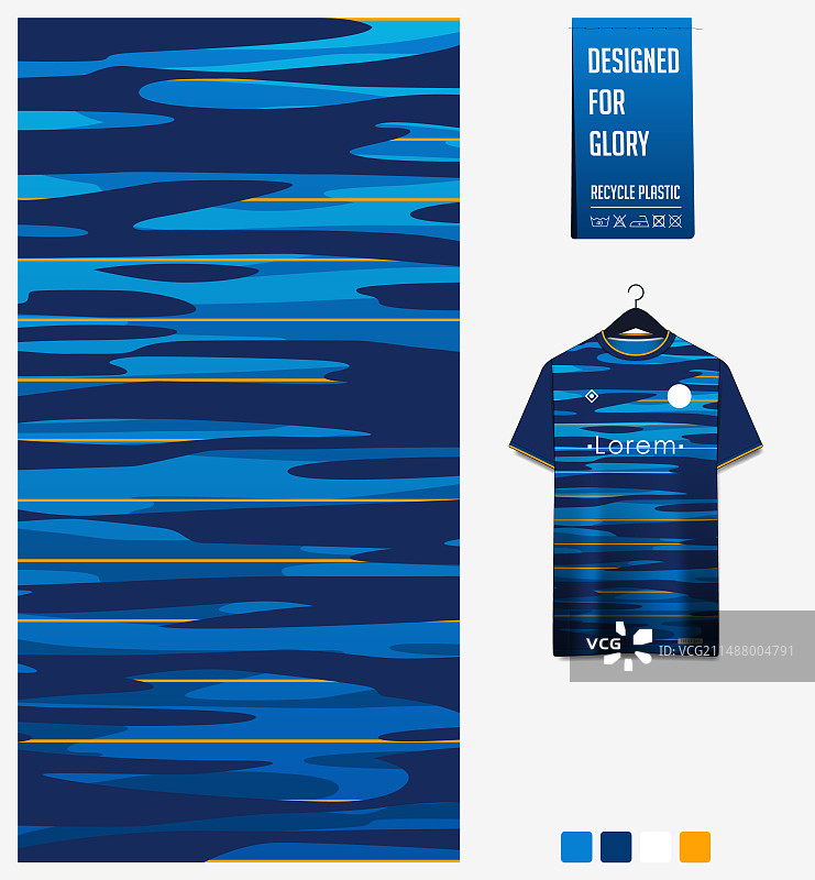 足球服面料图案设计图片素材