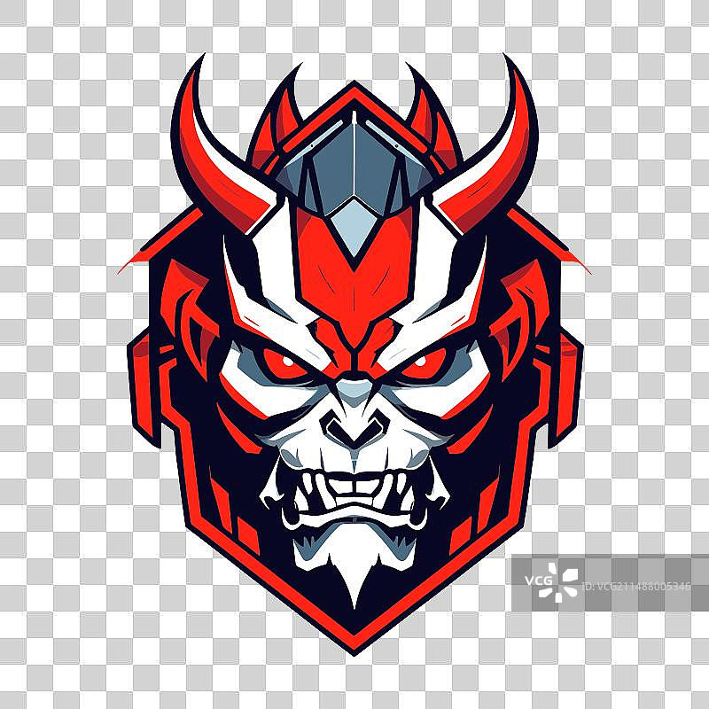 恶鬼面具头图片素材