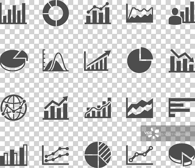 统计扁平图标图片素材