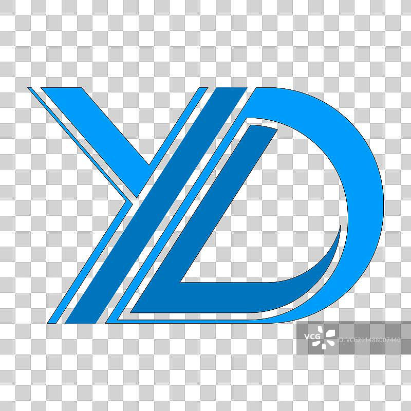 YD字母Logo图标图片素材