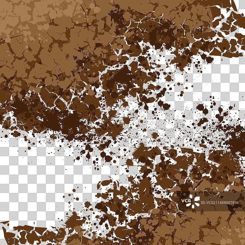 棕色地面裂纹背景图片素材