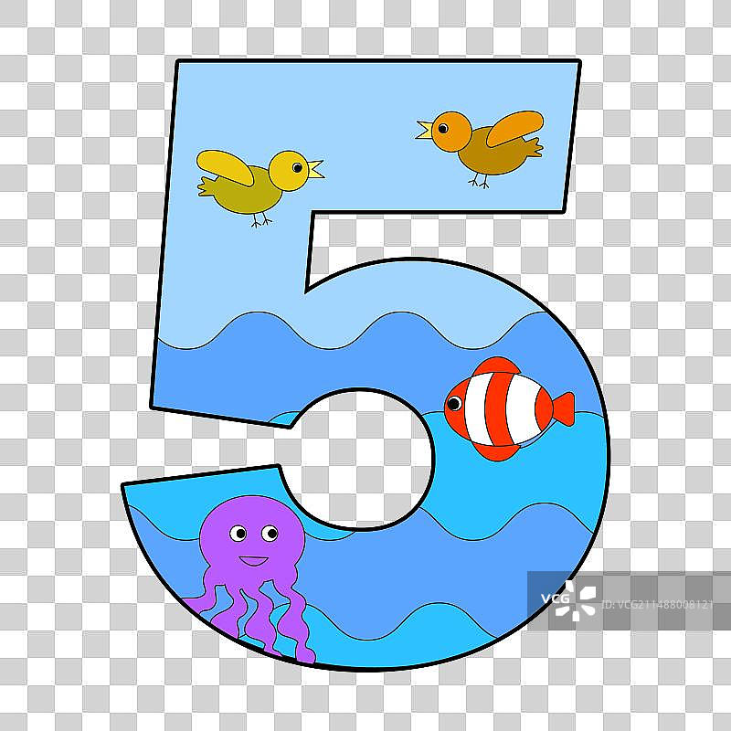 鸟类：第五天创造的海洋天空生命图片素材