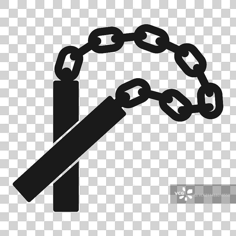 双截棍矢量图标图片素材