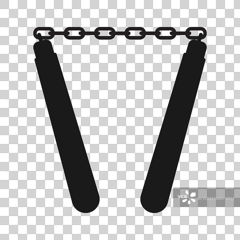 双截棍矢量图标图片素材