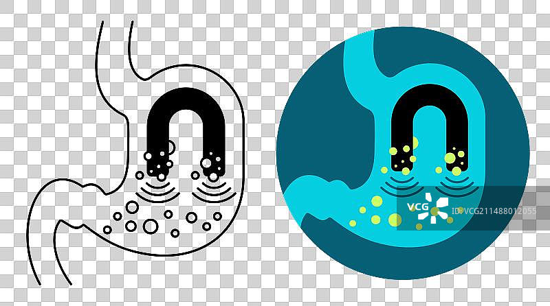 活性炭图标-毒物吸附图片素材