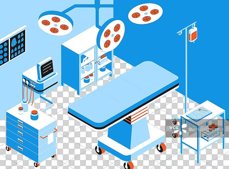 2.5D手术室图片素材