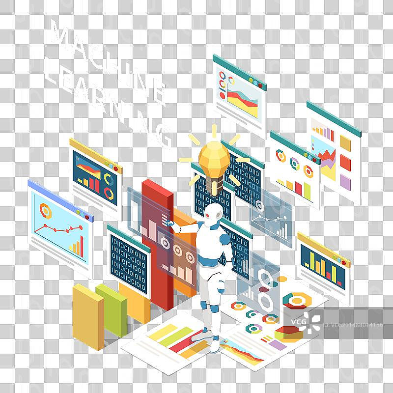 机器学习2.5D合成图片素材