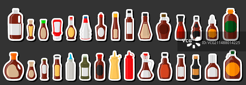 主题套装：各色玻璃瓶装液体图片素材