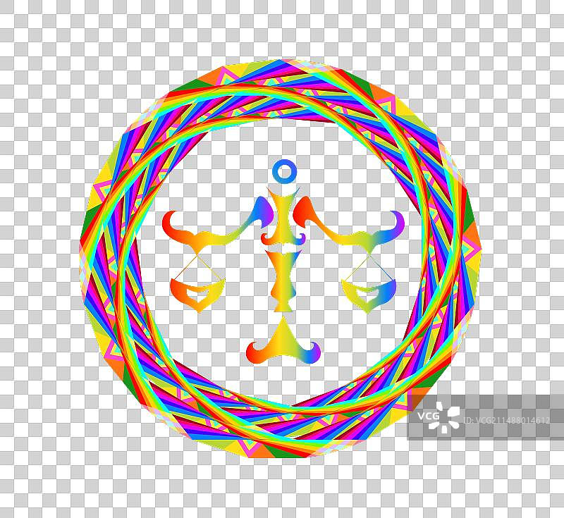 天秤座标志3图片素材