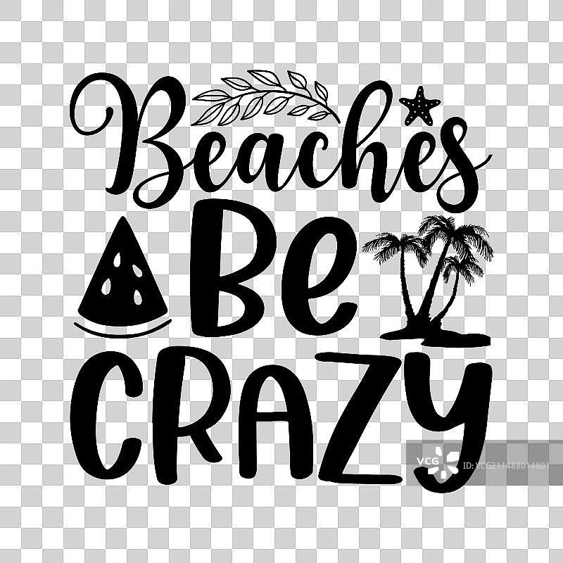 疯狂的海滩图片素材