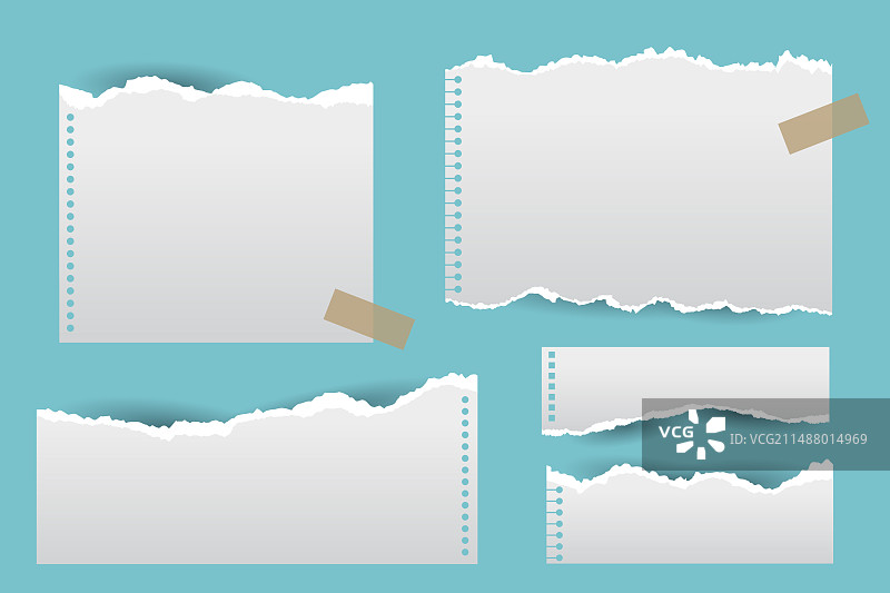 撕裂纸张效果素材图片素材