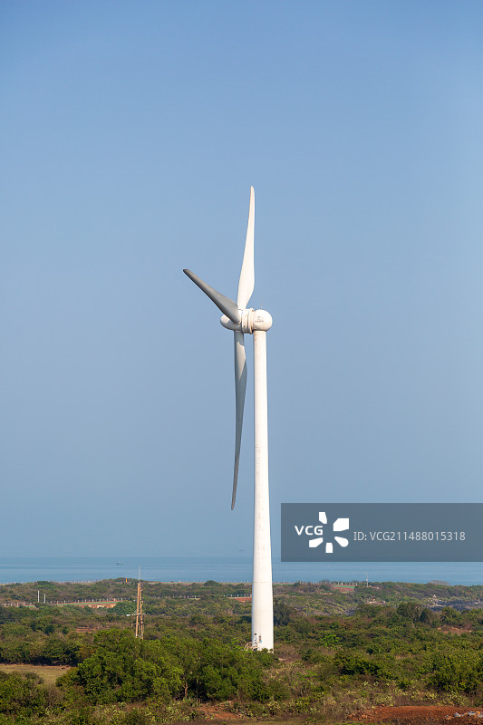 海南儋州峨蔓风车图片素材