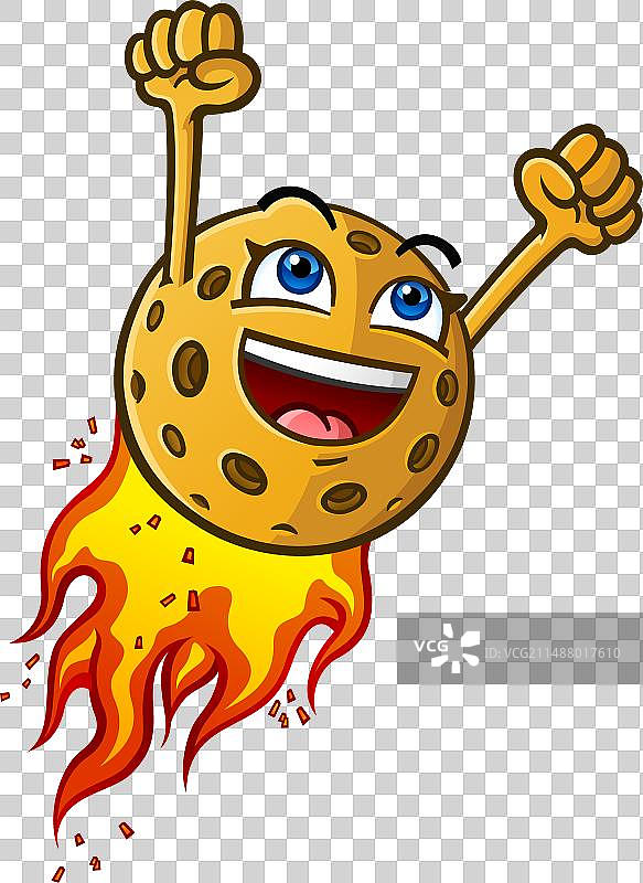 腰缠球拍腾空而起，拳头在空中图片素材