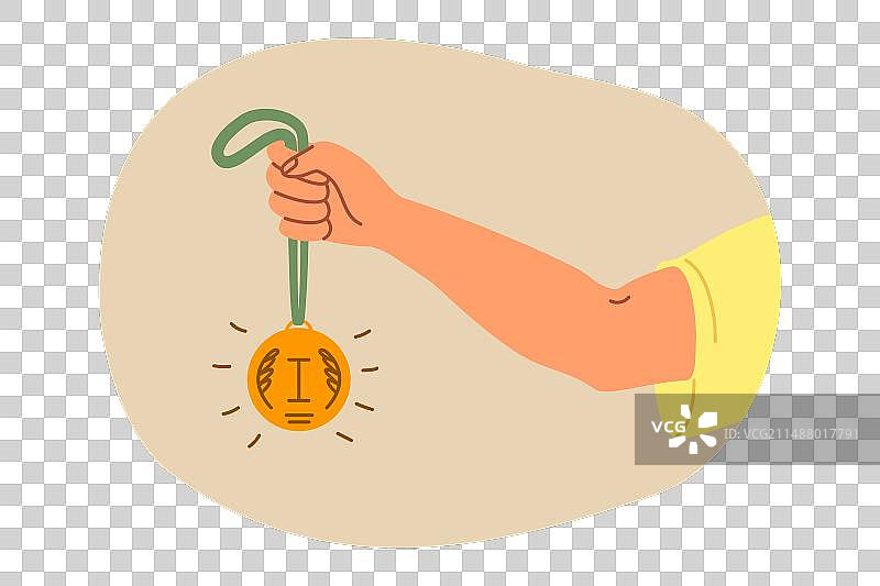 体育比赛胜利金牌图片素材