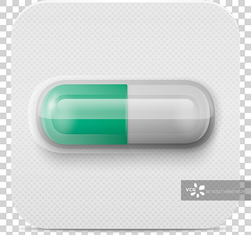 逼真的医药用品白色包装图片素材