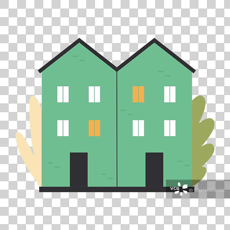 乡村村舍小屋图片素材