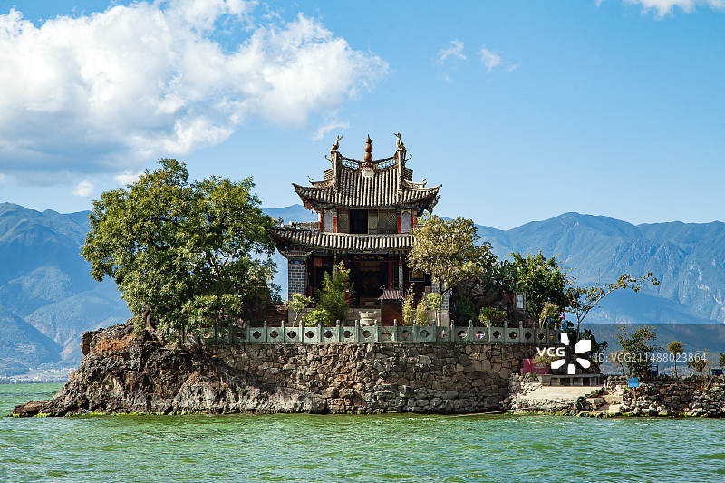 洱海小普陀图片素材