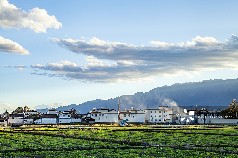 大理喜州古城图片素材