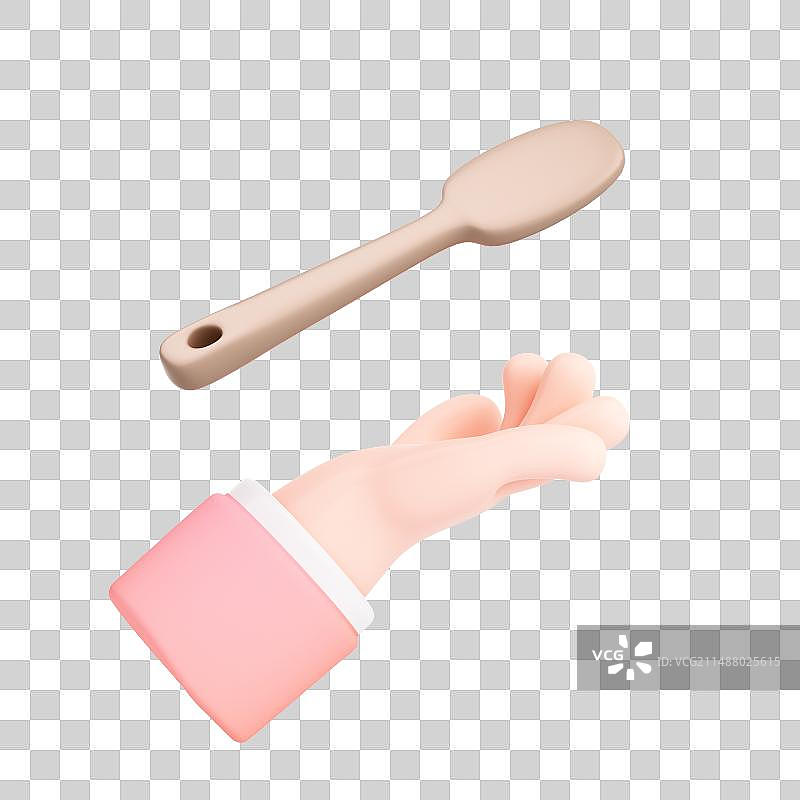 3D渲染的卡通风格的生活用品图片素材