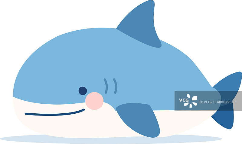 卡通蓝鲸儿童插画图片素材