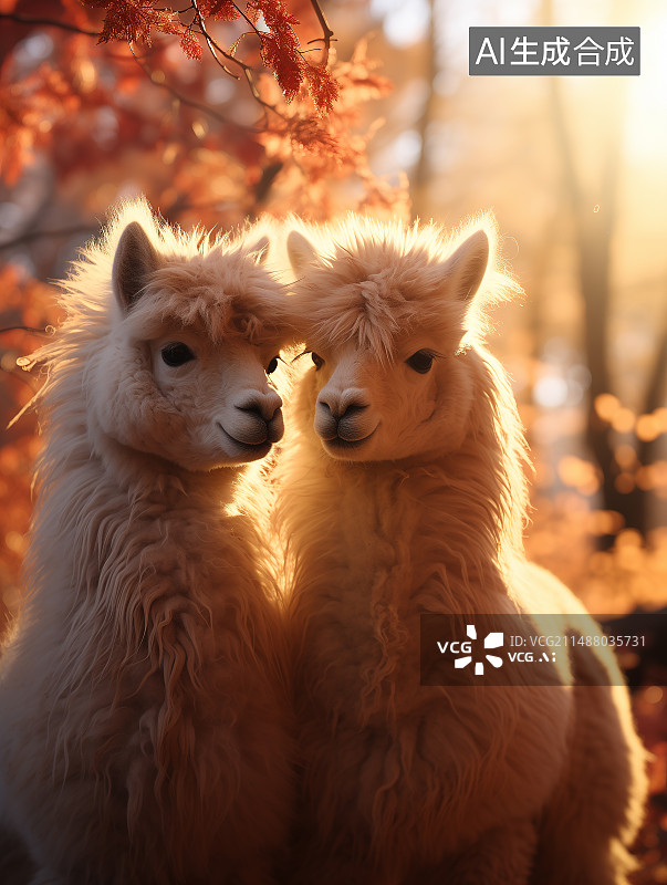 【AI数字艺术】羊驼图片素材