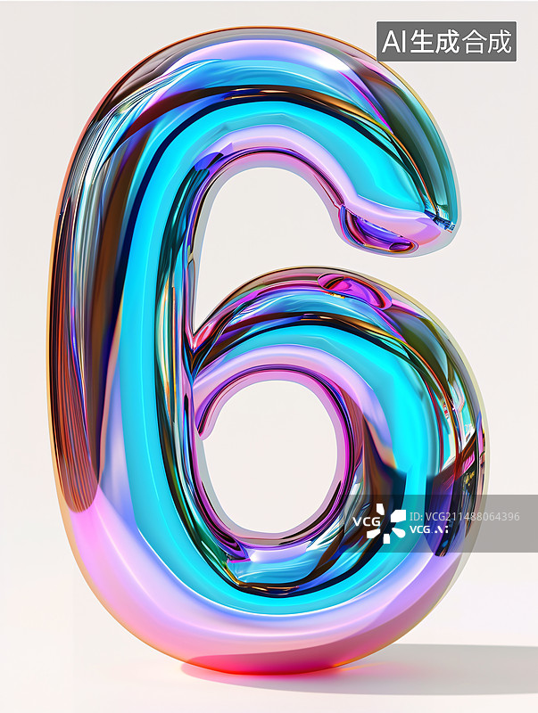 【AI数字艺术】酸性数字图片素材