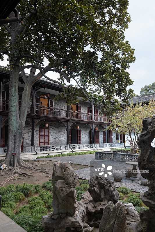 扬州何园玉绣楼图片素材