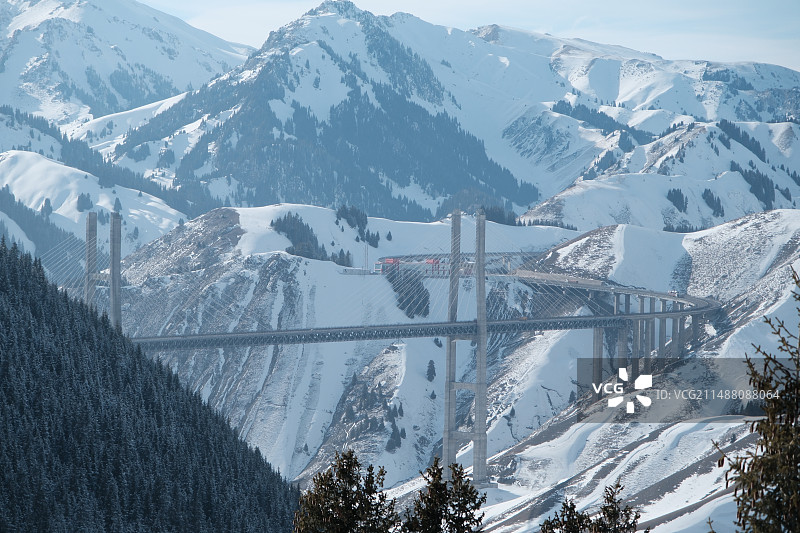 果子沟大桥（东）图片素材