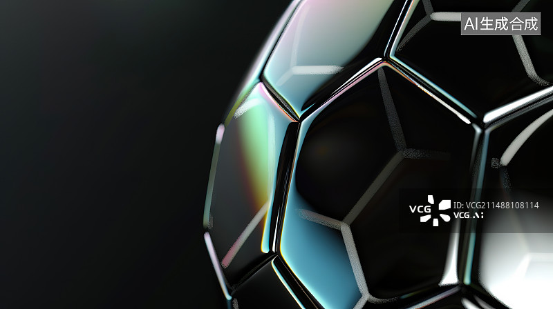 【AI数字艺术】黑色背景下的气泡特写镜头图片素材
