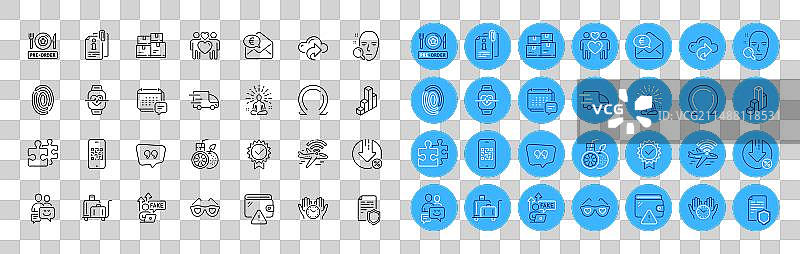 卡车配送凭证和欧元货币线稿图片素材