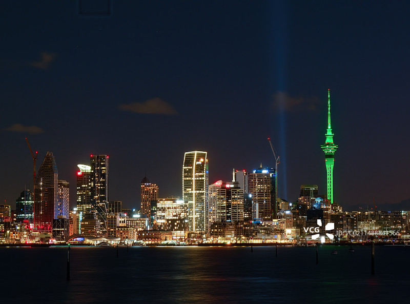 新西兰奥克兰城市地标海港进出口经济贸易图片素材