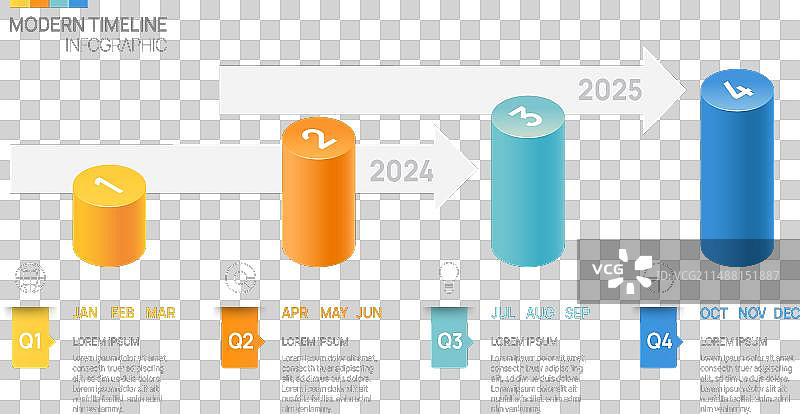 商务步骤时间轴信息图箭头模板图片素材